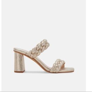 dolce vita Gold heels worn once for prom!